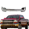 CHROME FRONT BUMPER FOR SILVERADO 1500HD 2016-2018 W/FOG LAMP HOLE,W/SENSOR HOLE