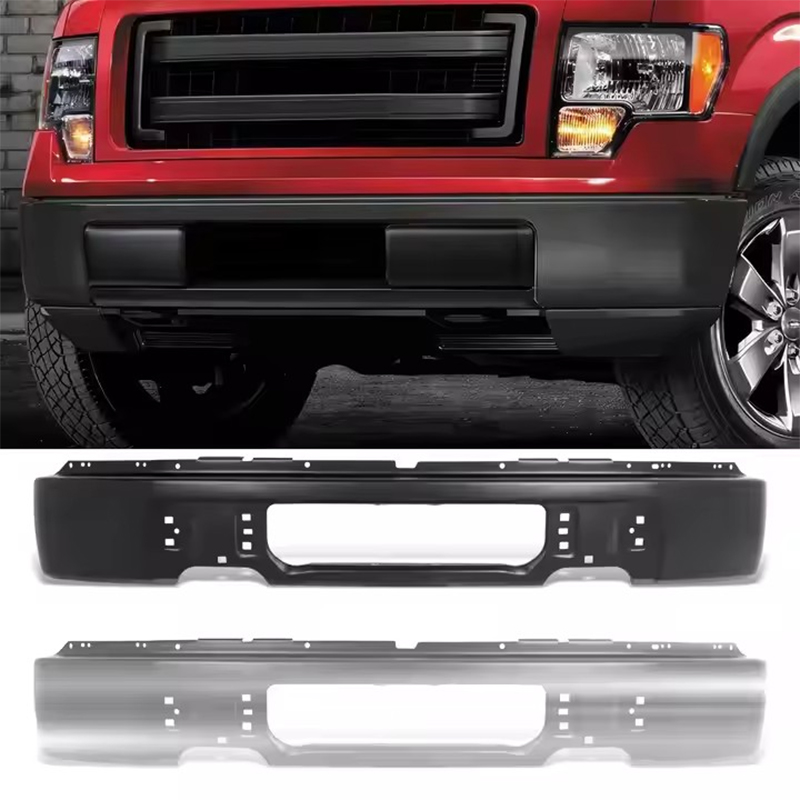 BLACK FRONT BUMPER FOR F150 2009-2014 w/o Fog Lamps