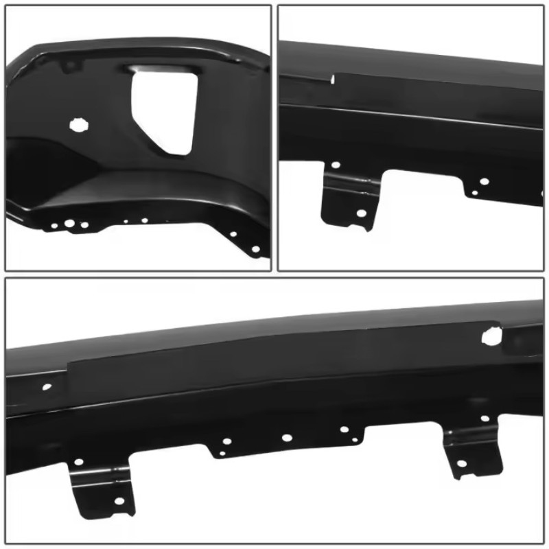 BLACK FRONT BUMPER FOR SILVERADO 1500HD 2016-2018 W/FOG LAMP HOLE,W/SENSOR HOLE