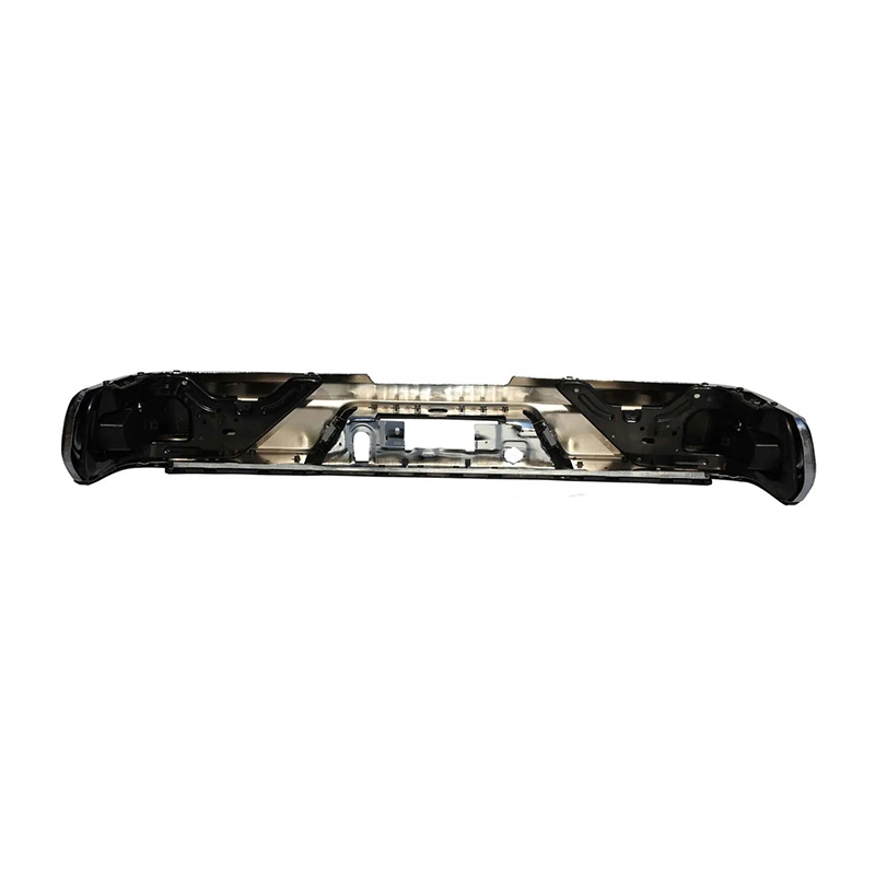 CHROME REAR BUMPER FOR CHEVY SILVERADO 1500 2019-2022 W/O DUAL EXHAUST HOLE,W/O SENSOR HOLE