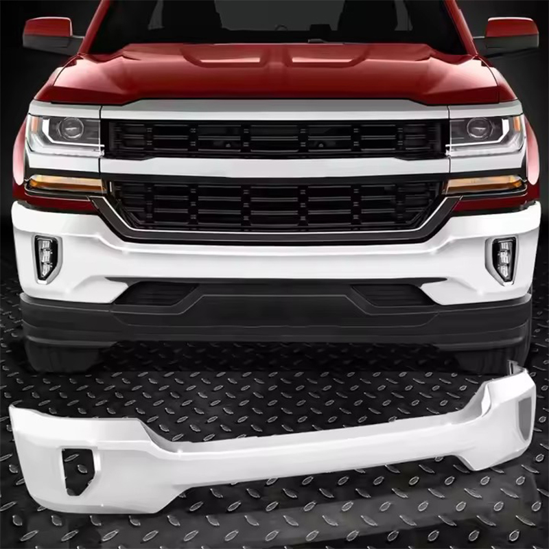 CHROME FRONT BUMPER FOR SILVERADO 1500HD 2016-2018 W/FOG LAMP HOLE