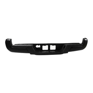 BLACK REAR BUMPER FOR TOYOTA TACOMA 2016-2020 W/O SENSOR HOLE