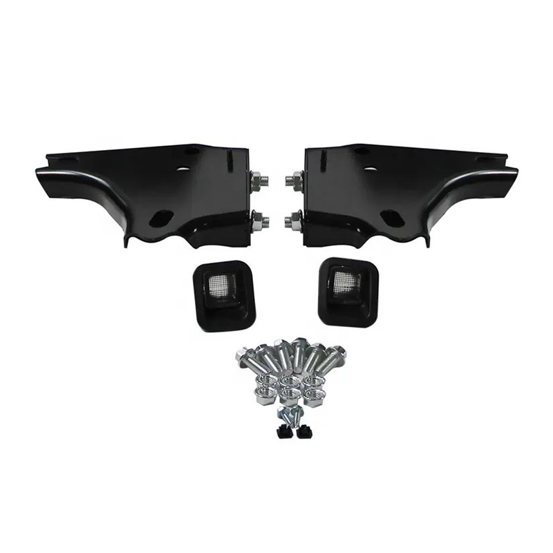 BLACK REAR BUMPER FOR TOYOTA TACOMA 2016-2020 W/SENSOR HOLE
