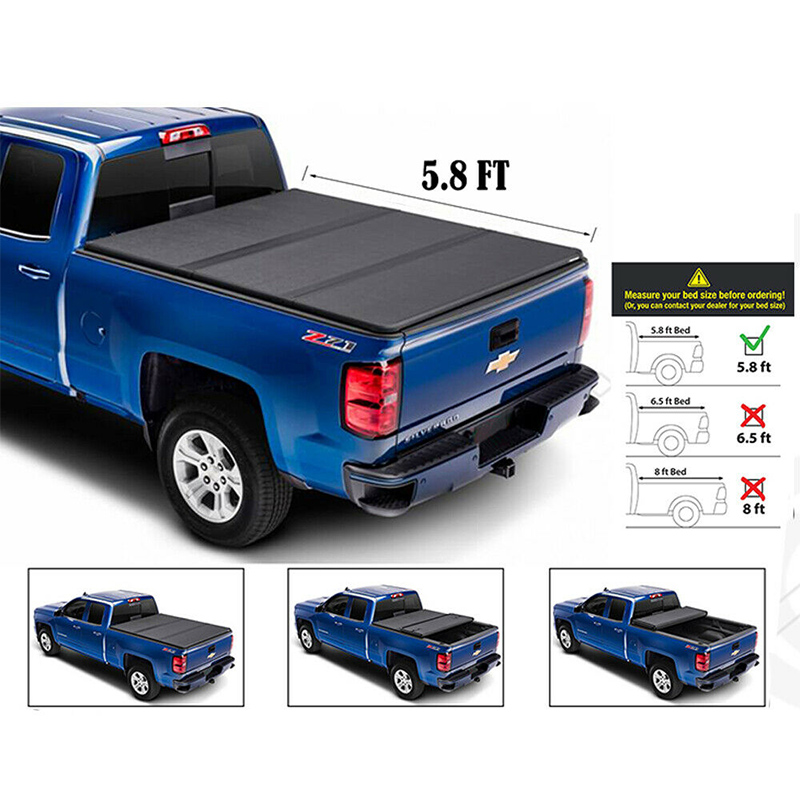 Chevy Colorado Hard Tri-Fold Tonneau Cove 5.2FT 2015-2025