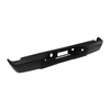 BLACK REAR BUMPER FOR SILVERADO GMC SIERRA 1500 2007 2013 W/O SENSOR HOLE
