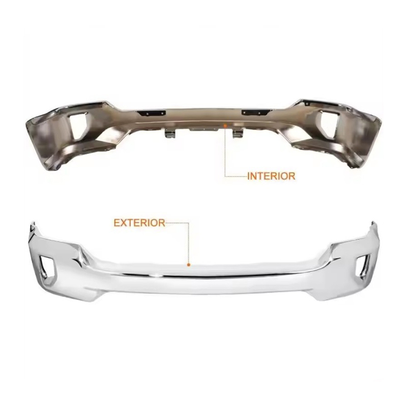 CHROME FRONT BUMPER FOR SILVERADO 1500HD 2016-2018 W/FOG LAMP HOLE