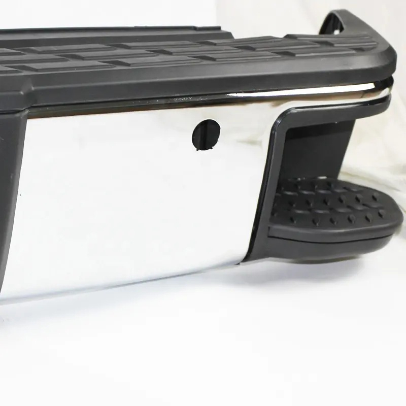 W/ SIDE STEP CHROME BUMPER FOR CHEVY SILVERADO 1500 GMC SIERRA 1500 2007-2013 W/ SENSOR