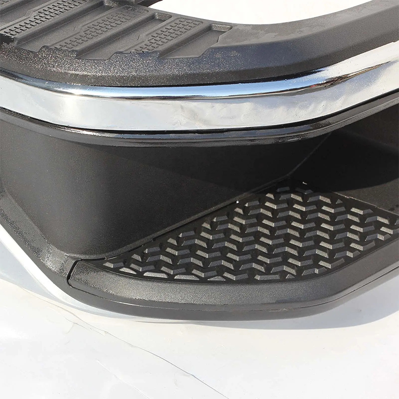 CHROME REAR BUMPER FOR CHEVY SILVERADO 1500 2019-2022 W/O DUAL EXHAUST HOLE,W/O SENSOR HOLE