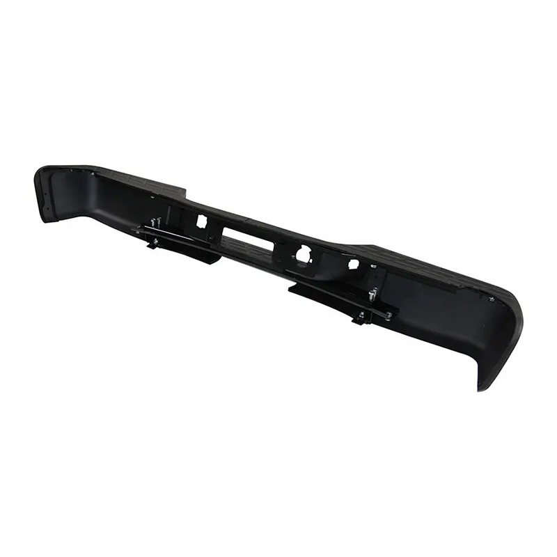 BLACK REAR BUMPER FOR SILVERADO GMC SIERRA 1500 2007 2013 W/O SENSOR HOLE