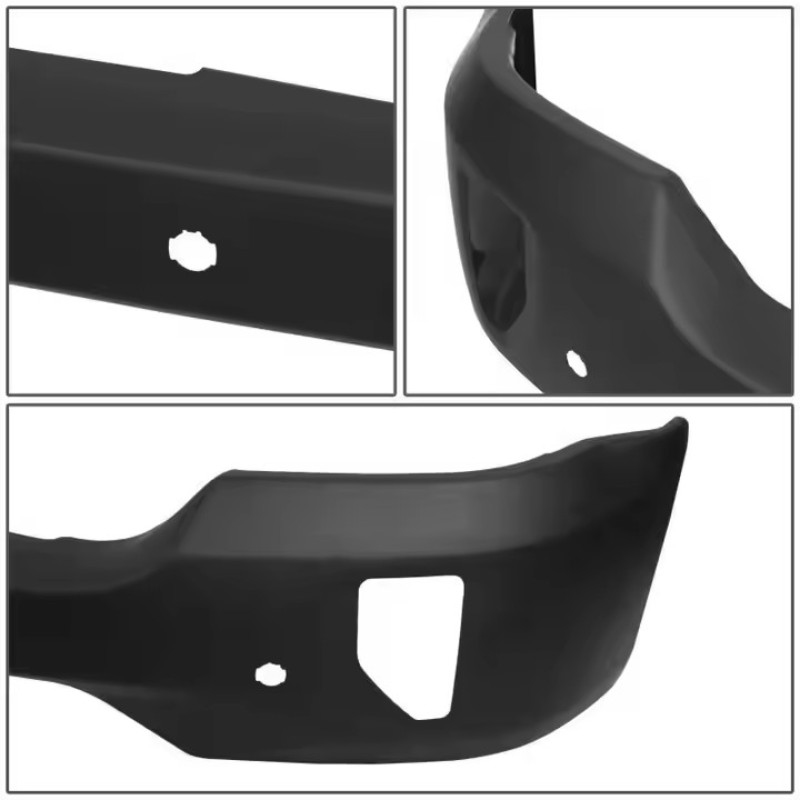 BLACK FRONT BUMPER FOR SILVERADO 1500HD 2016-2018 W/FOG LAMP HOLE,W/SENSOR HOLE