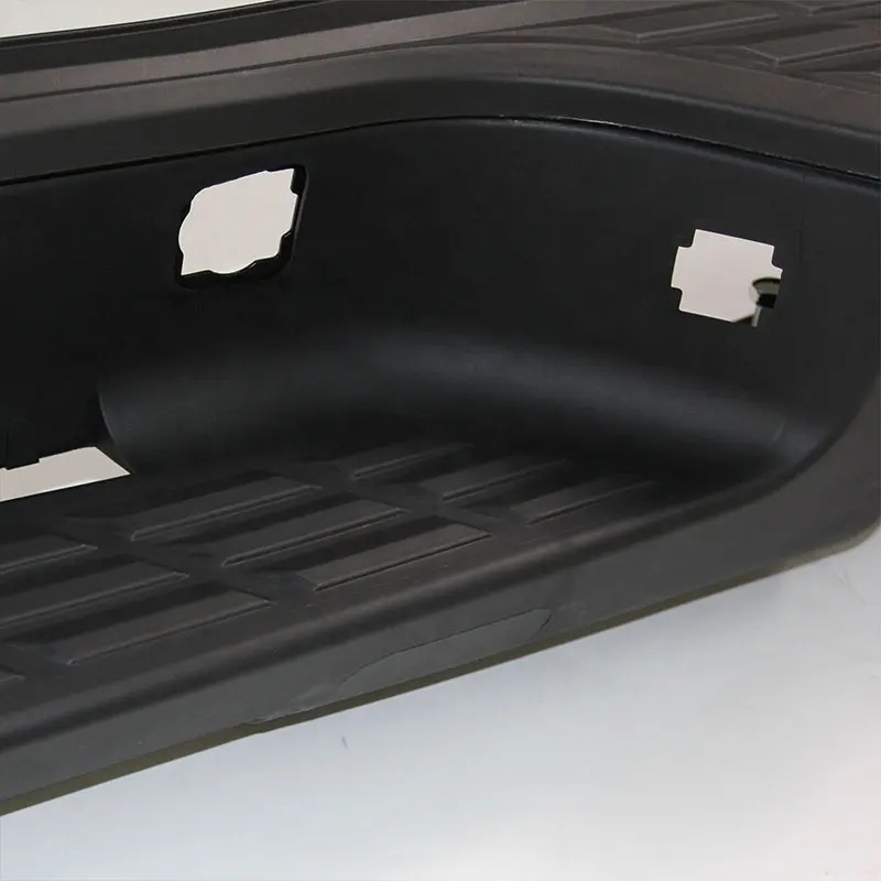 BLACK REAR BUMPER FOR SILVERADO GMC SIERRA 1500 2007 2013 W/O SENSOR HOLE