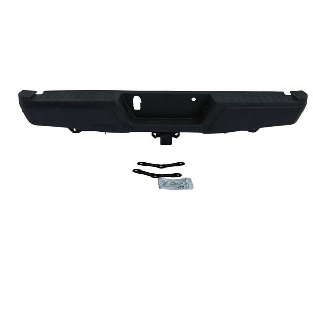 BLACK REAR BUMPER FOR FORD F-150 W/ MAX TOW 2015-2020