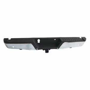 CHROME REAR BUMPER FOR FORD F-150 W/HEAVY DUTY TOW 2015-2020 ,W/SENSORS HOLES