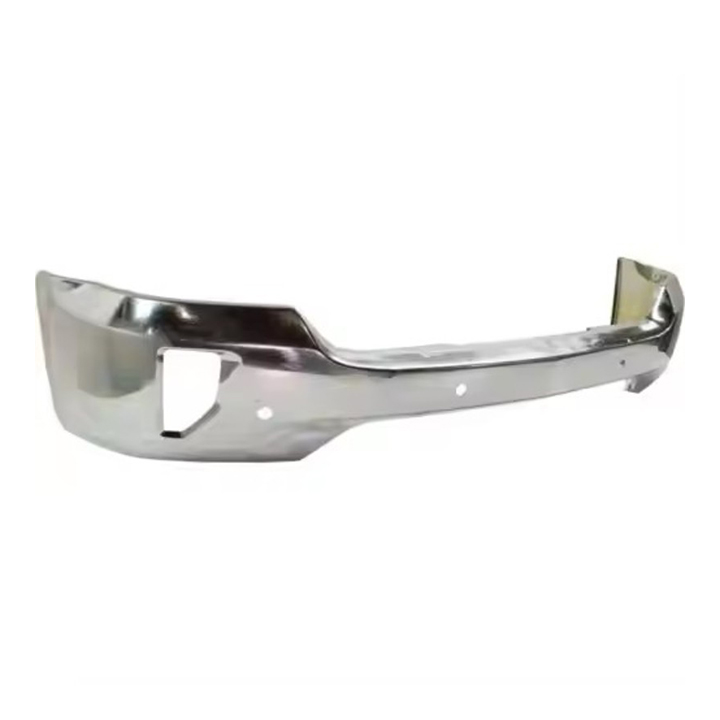 CHROME FRONT BUMPER FOR SILVERADO 1500HD 2016-2018 W/FOG LAMP HOLE,W/SENSOR HOLE